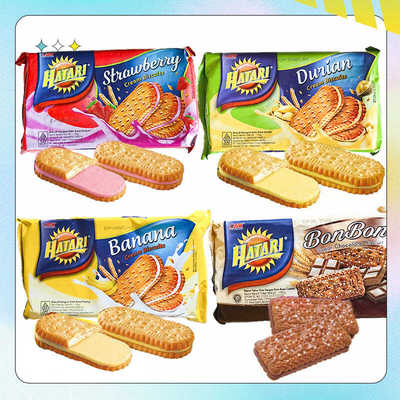 夹心饼干印尼夹心饼干HATARI零食
