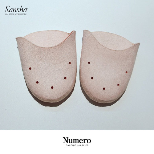 三沙带孔凝胶脚尖套肤色芭蕾舞
