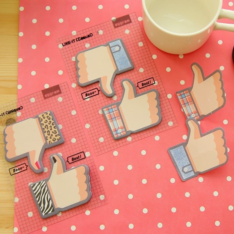 办公创意大拇指便利贴纸