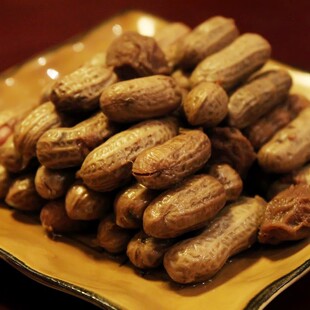 松林花生卤味卤汁即食五香水煮花生带壳宵夜烧烤追剧零食下酒菜