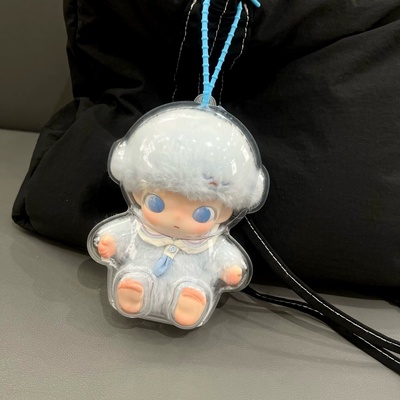 新生日记系列安全感搪胶高清壳保护壳防尘罩适用泡泡玛特DIMOO