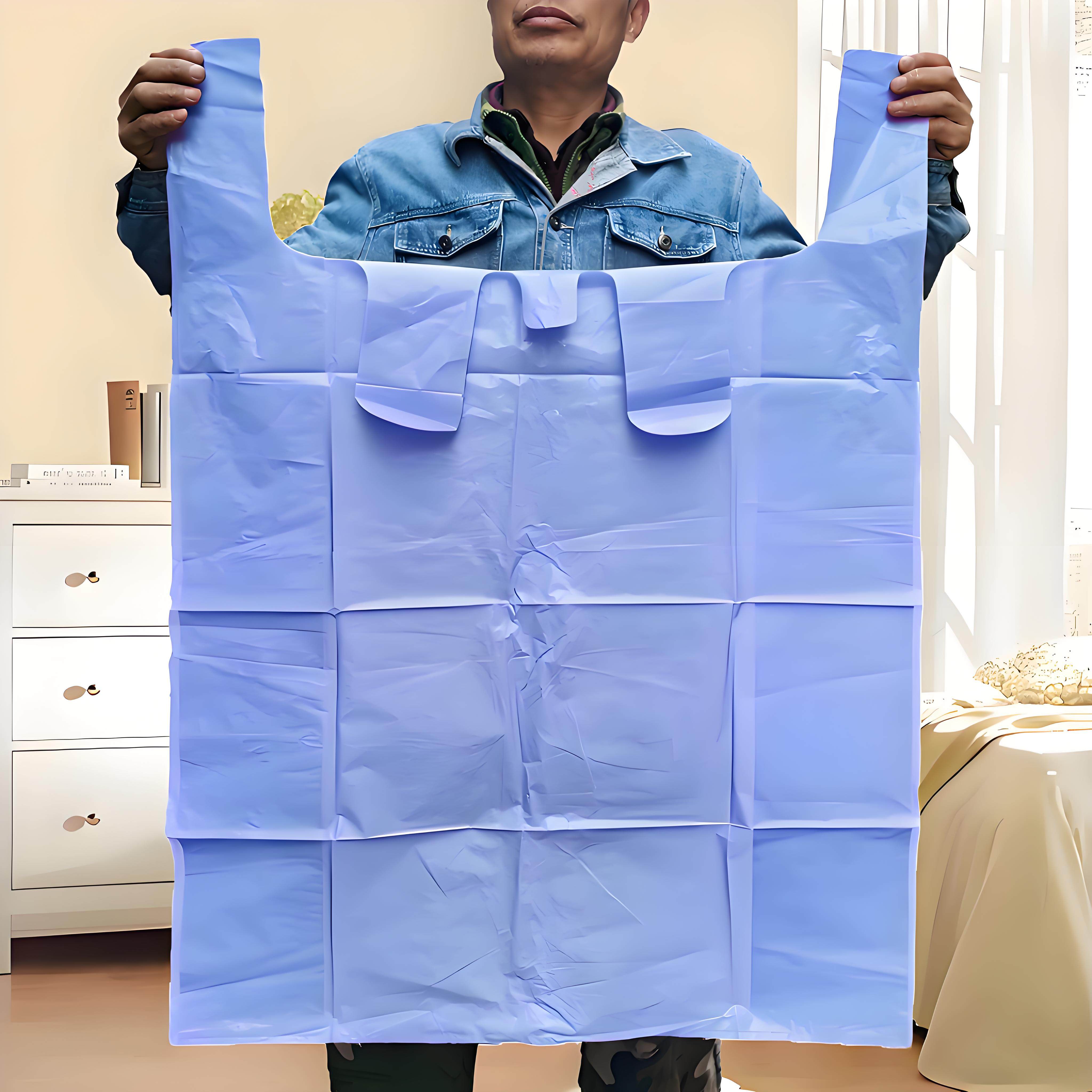 服装店手提大容量加厚搬家塑料袋