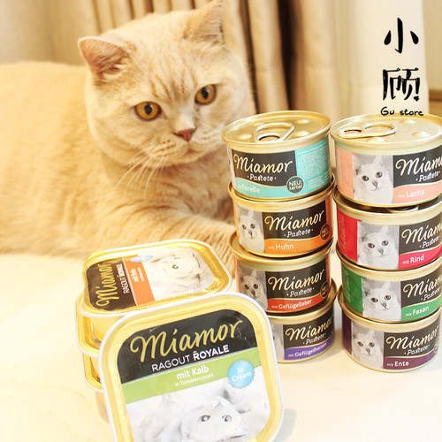 德国Miamor迈阿密罐头营养幼成猫主食 迈阿咪猫罐头85g/餐盒100g - 封面