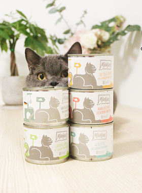 德国mjamjam喵吖喵主食成幼猫全mja猫罐头盖浇饭200g/400g/800g