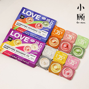 尾巴生活彩虹泥喜欢泥猫主食罐成猫幼猫一餐一杯小克重猫罐头