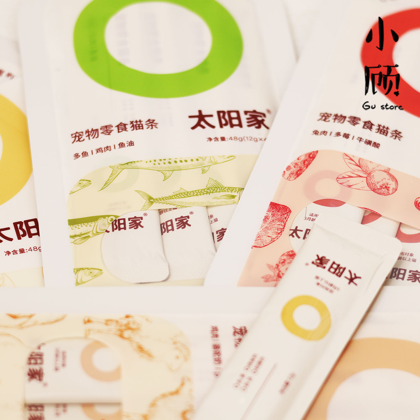 太阳家好食猫条天然食材