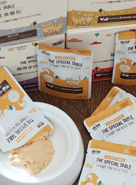 MISO主食餐包猫咪营养慕斯餐盒湿粮成猫幼猫无添加特别的餐桌系列