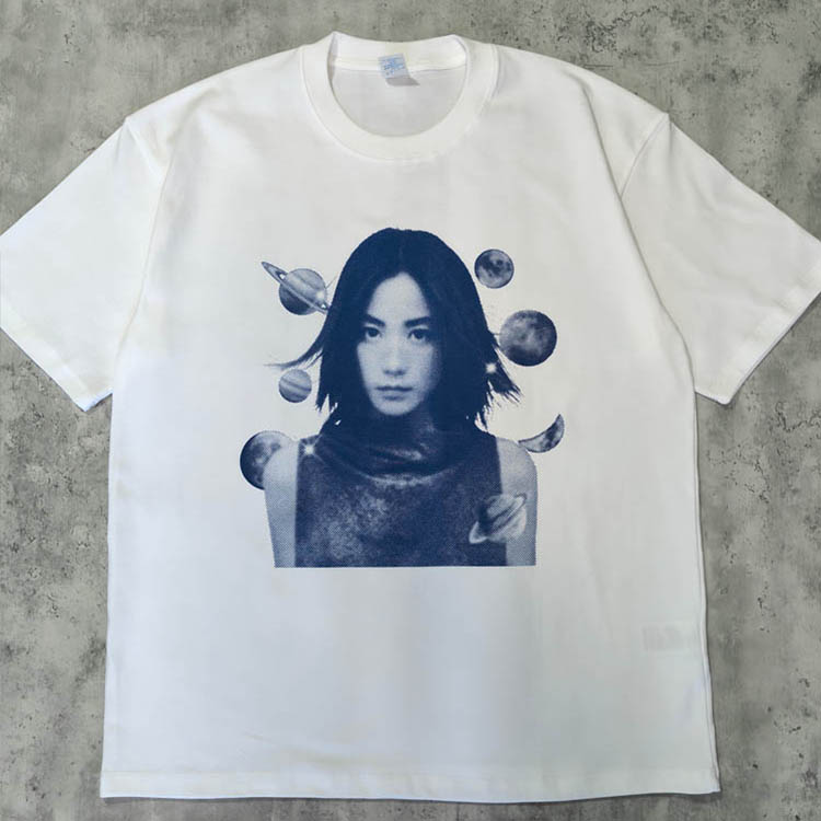 白T+男女同款+手作+小众+文艺