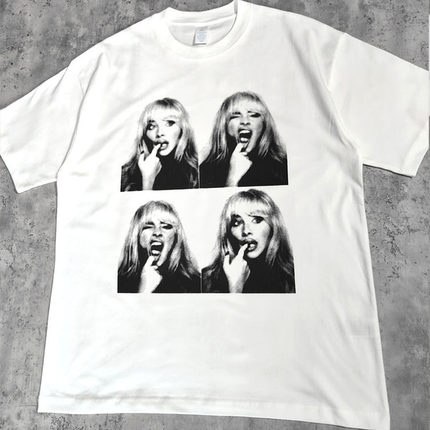 望印社Edge  匠妹Sabrina Carpenter印花重磅纯棉 男女半袖T恤