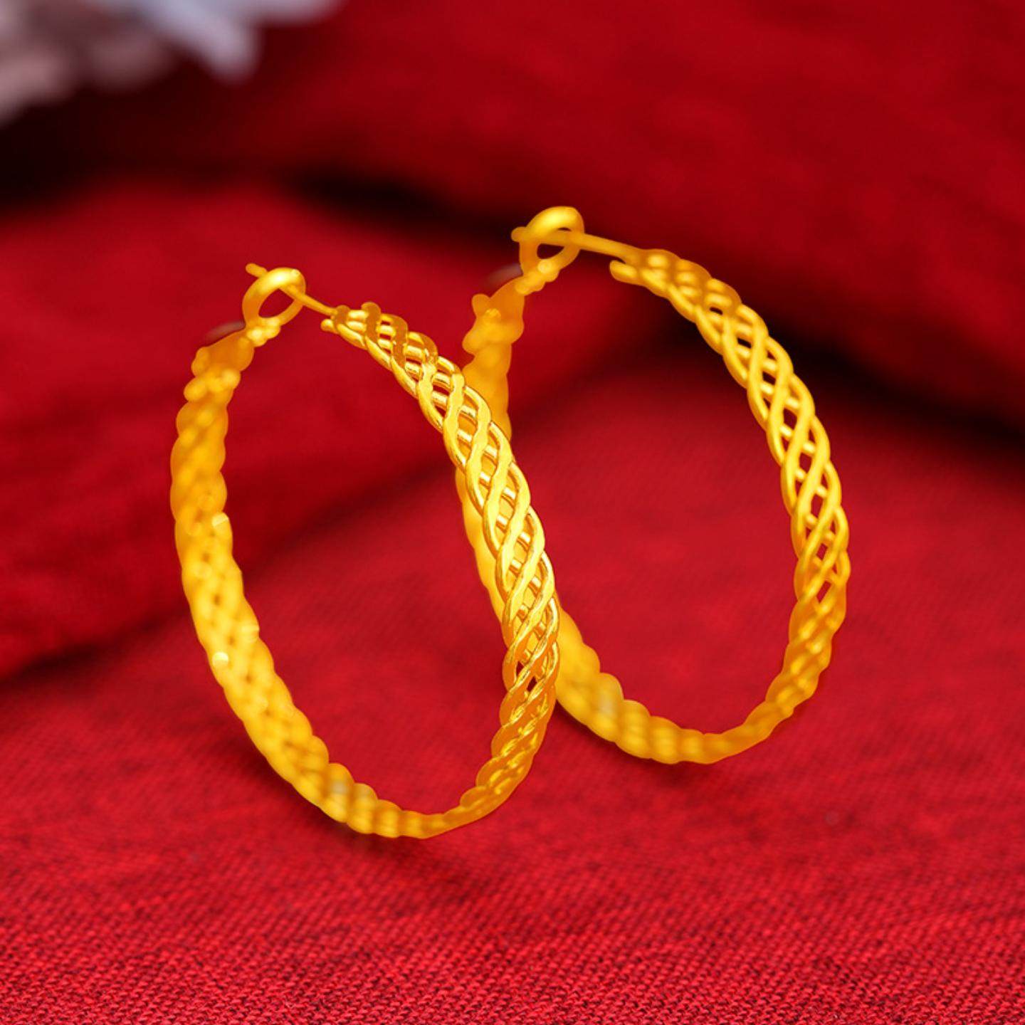 铜合金镂空耳环中国结编织耳圈银针女士时尚饰品沙金耳钉货源,饰品/流行首饰/时尚饰品新,耳环,淘宝优惠券,粉丝福利购,淘宝优惠卷