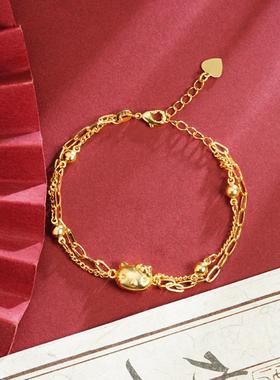 越南沙金HelloKitty轻奢手链