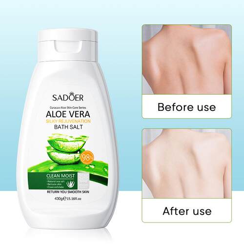 Aloe Vera Nourishing Bath Salt Body Scrub Bath芦荟沐浴盐
