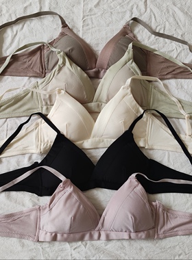 B21-42女式无钢圈薄款小码小胸少女AB杯文胸内衣bra三角杯女士