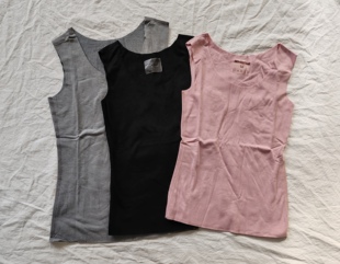 德绒拉绒秋冬打底保暖弹力上衣舒适学生秋冬季 背心女式 09无袖 D31