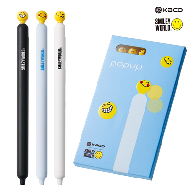 KACO侧按笑脸联名款中性笔
