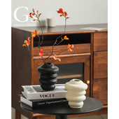 轻奢高级感客厅摆件宋式 超好看花瓶2025热卖 网红爆款 美学插花陶罐