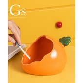 ins风创意陶瓷烟灰缸家用客厅办公室高档个性 可爱萝卜摆件时尚