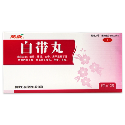 【万岁】白带丸6g*10袋/盒除湿清热湿热下注