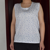 女士乘凉背心无袖 处理中老年老太太纯棉汗衫 背心老年吊带背心夏季