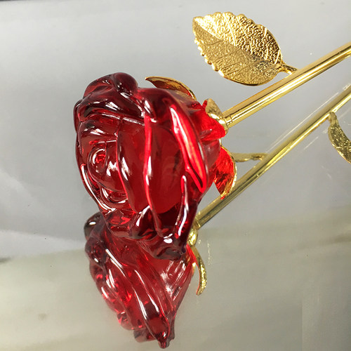 水晶周年纪念客厅卧室摆件送老婆