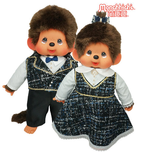 萌趣趣礼物娃娃婚礼情侣压床