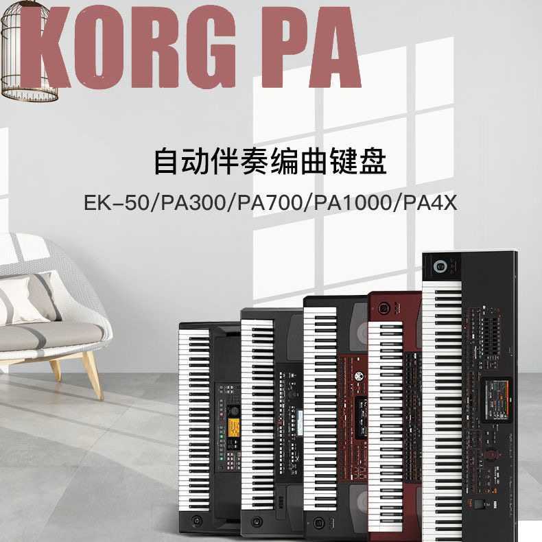 korg 科音 pa600 pa700 p300 pa1000专业伴奏编曲键盘合成器pa4x