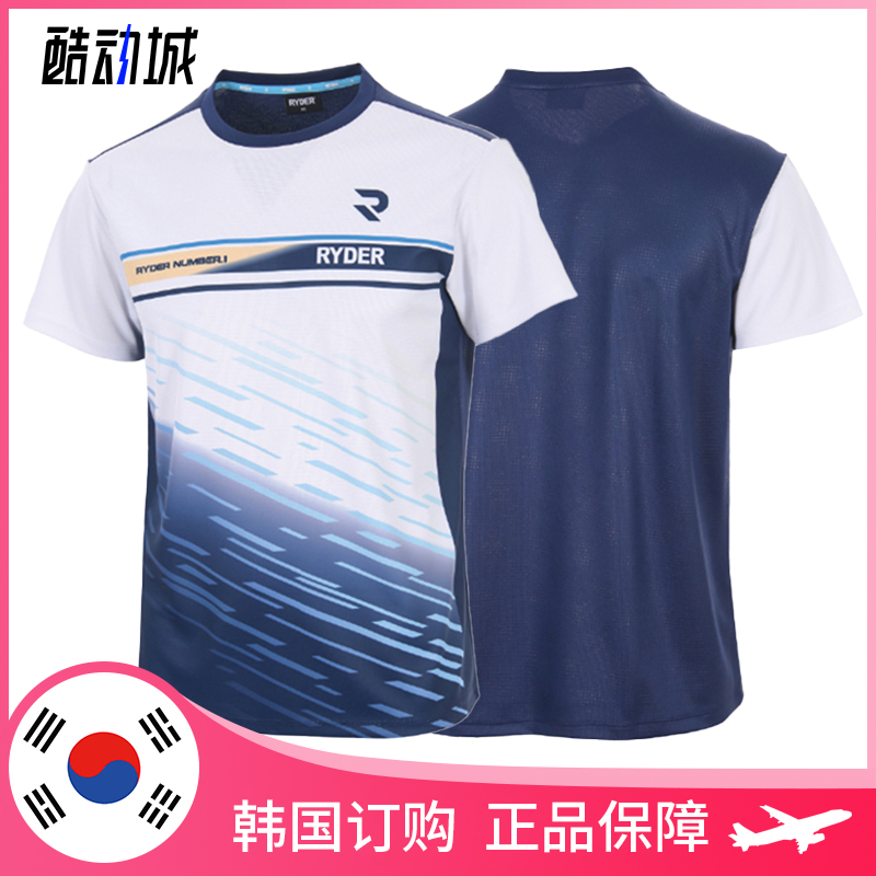 RYDER韩国羽毛球服速干短袖