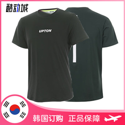 UPTON羽毛球服上装字母速干短袖T