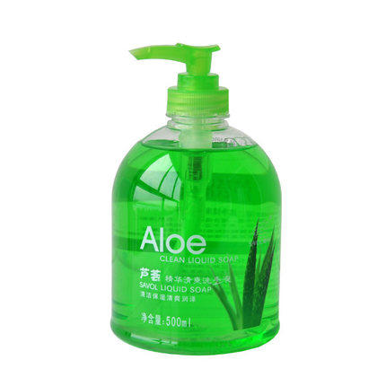 章华芦荟精华清爽洗手液500ml 清洁保湿清爽除菌正品