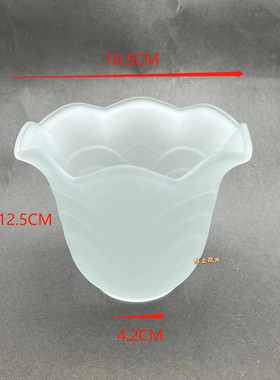 灯具配件云彩磨砂玻璃小吊灯灯罩台灯吸顶灯饰灯罩 E27磨砂木棉