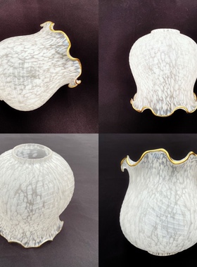 磨砂玻璃灯罩e27灯口孔欧式吊灯壁灯客厅外壳灯具配件台灯diy新款