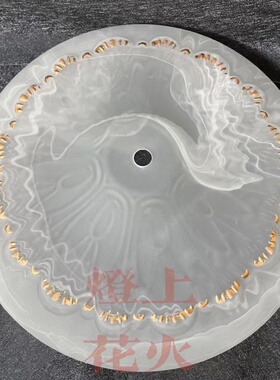 吸顶灯灯罩通用外壳创意灯罩子灯具配件灯座底盘灯头吊灯大灯磨砂