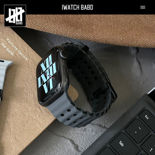 适用iwatch11硅胶运动表带