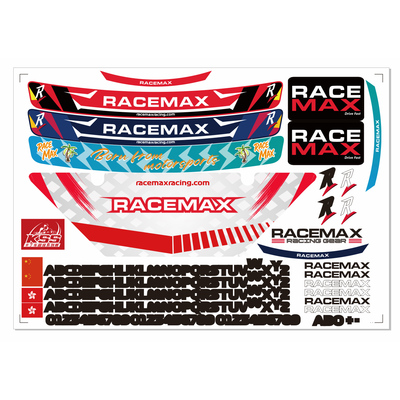 RACEMAX贴纸遮阳贴赛车主题