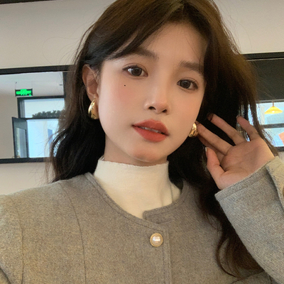 左柚女简约时尚大气冷淡耳饰