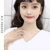 ins Cold double-deck Pearl Pendant Necklace the republic of korea temperament Simplicity Versatile clavicle Necklace X562