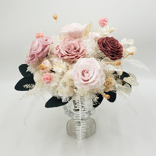 厄瓜多尔永生花干花装饰摆件