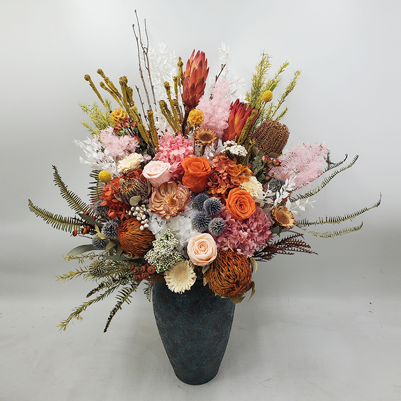南非進口永生花干花落地大花束