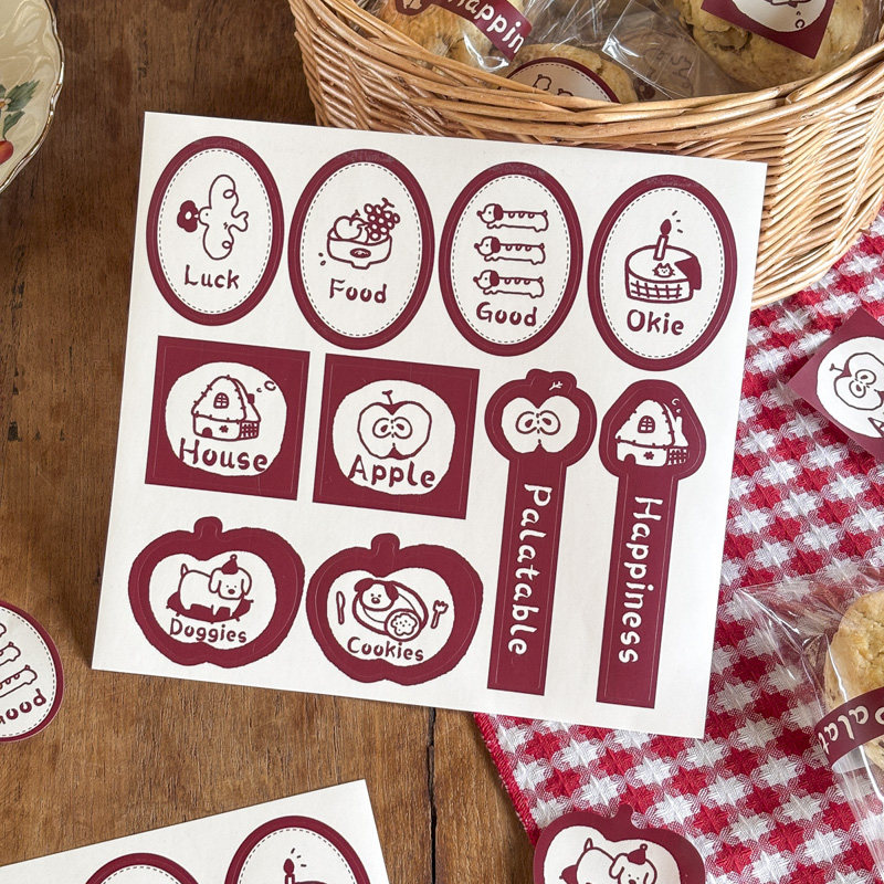 ins风饼干包装袋装饰贴纸烘焙曲奇雪花酥透明机封袋一次性封口贴,厨房/烹饪用具,点心包装盒/包装袋,淘宝优惠券,粉丝福利购,淘宝优惠卷