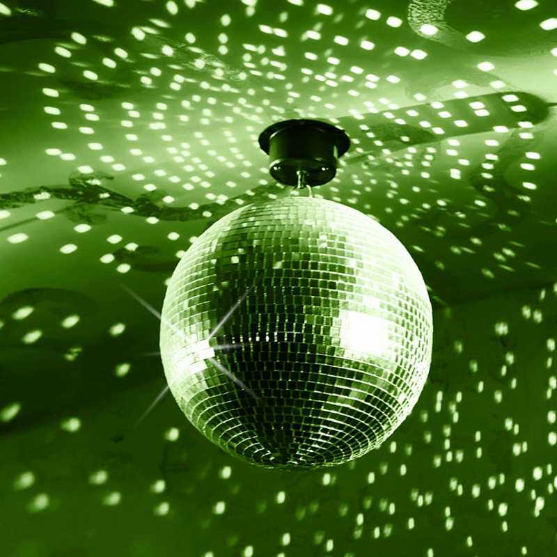 50厘米反光球ktv酒吧旋转彩灯雪球灯婚庆舞台玻璃球舞厅灯歌厅灯