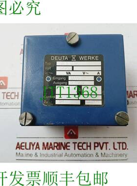 原装供应DEUTA WERKE BW 2 MYV 24VDC