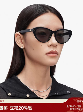 【情人节礼物】木九十墨镜猫眼女大框高级显脸小太阳镜MJ11SM1515