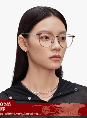 【AQUA系列新品】木九十猫眼近视眼镜框CA轻钛镜腿男女MJ11FM1008