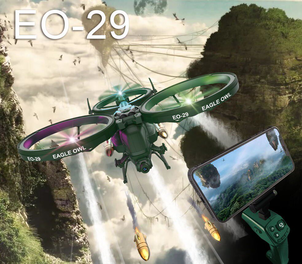 EO-29无线电动遥控涵道武装直升机航模战斗机阿帆哒EPP玩具飞机