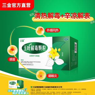 三金玉叶解毒颗粒16袋清热解毒辛凉解表清暑利湿生津利咽预防中暑