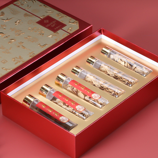 6支西洋参包装盒空盒子西洋参洋参粉礼盒花旗参片高档礼品盒