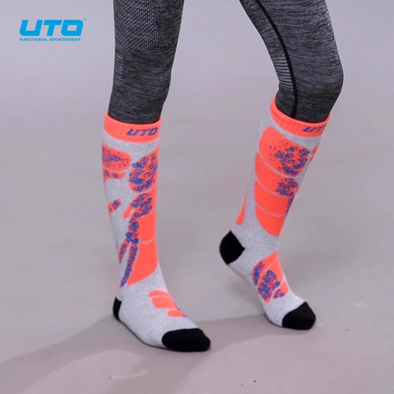 UTO悠途儿童高邦袜滑雪长筒袜