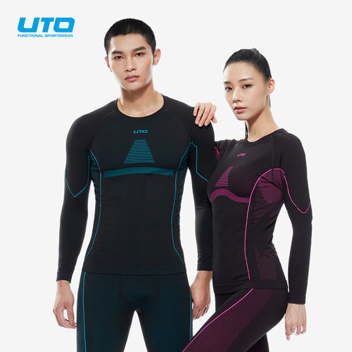 uto滑雪速干衣套装吸湿排汗保暖
