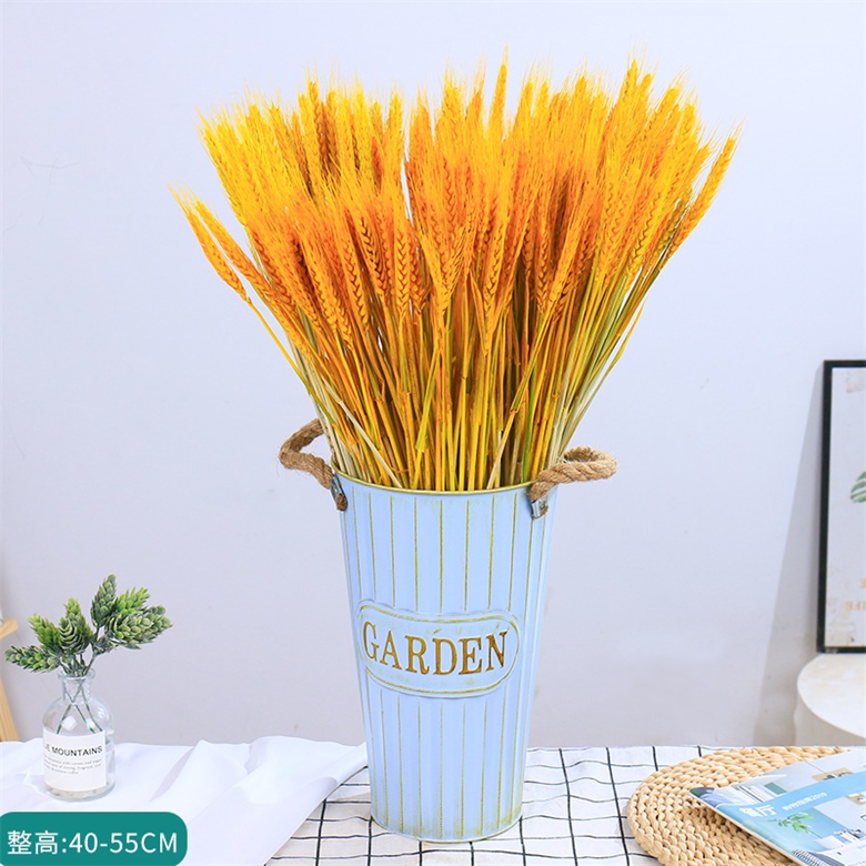 农家乐装饰麦穗稻穗小麦大麦穗干花天然植物装饰 拍照道具花束