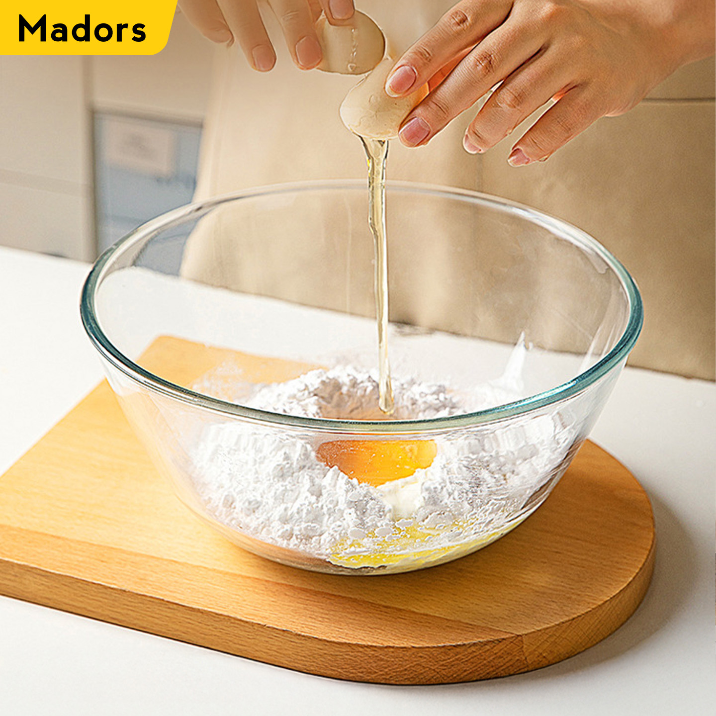 玻璃和面盆烘焙沙拉碗高硼硅家用